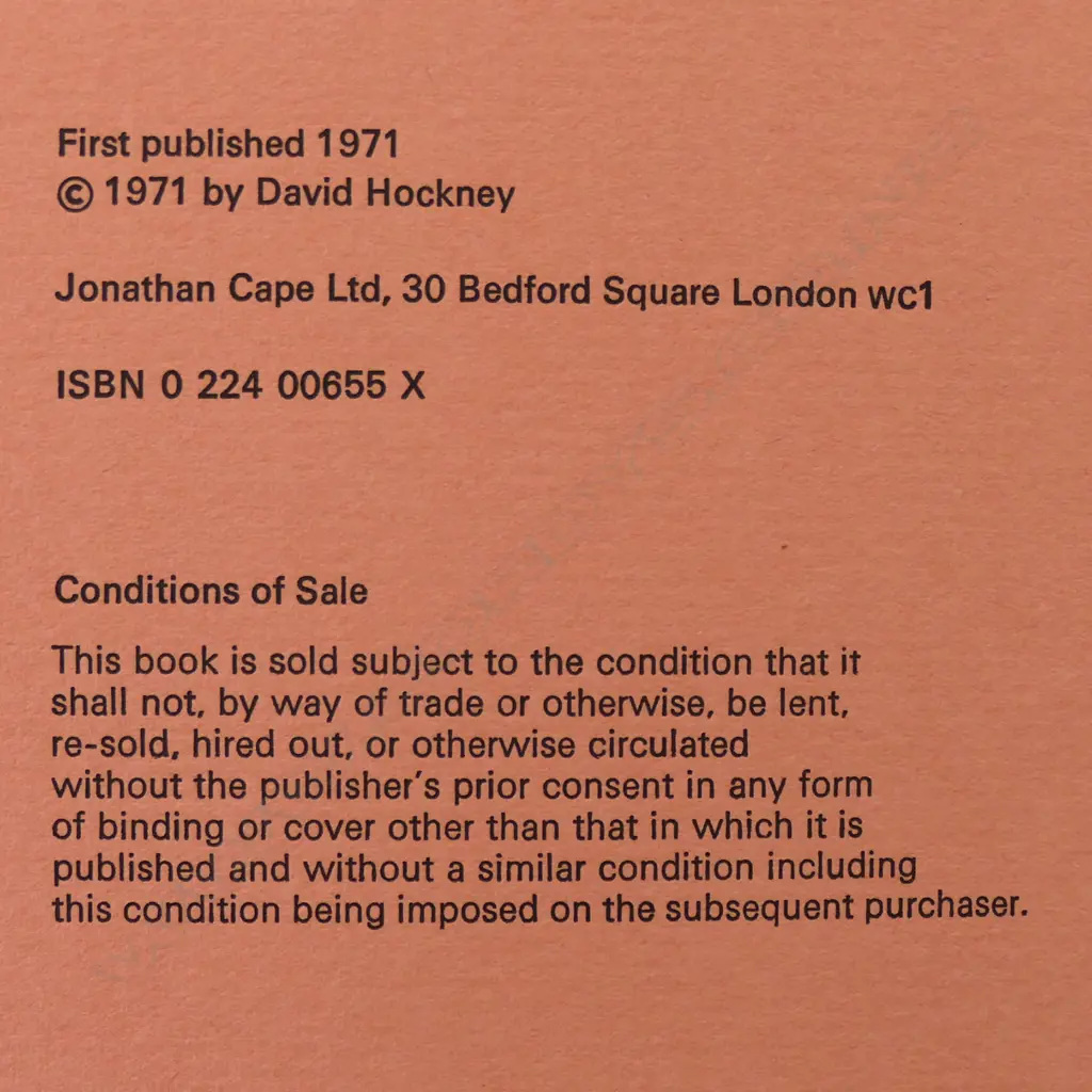 TWO DAVID HOCKNEY PUBLICATIONS: 'SIX FAIRY TALES' & '72 DRAWINGS', 1ST EDITION Image 1++